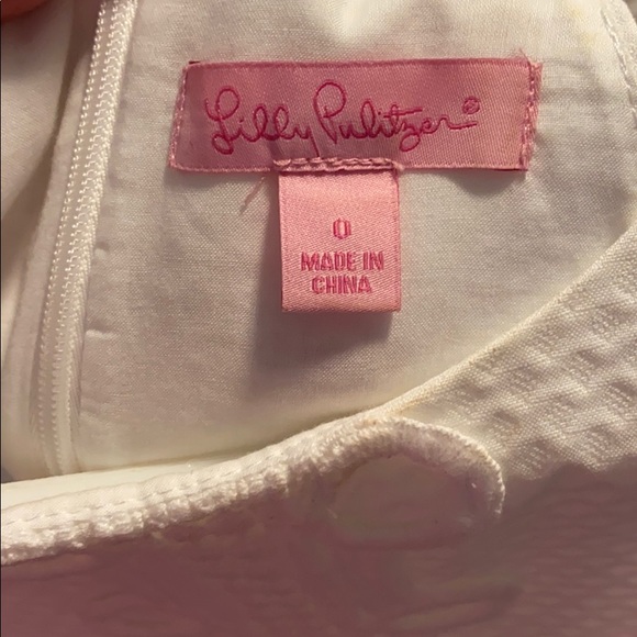 Lilly Pulitzer Annabelle Resort White Top - Picture 4 of 5